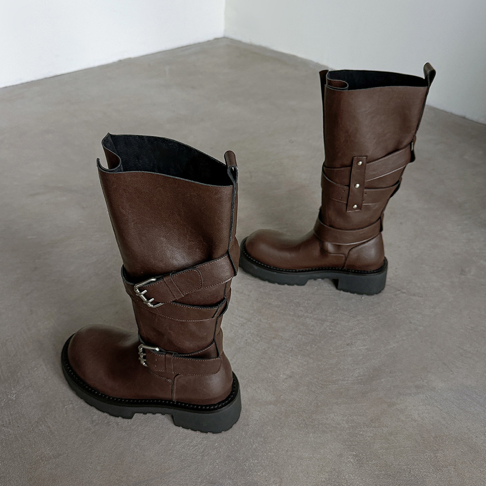 Aucegi Echt Leer Platform Blok - Leather Classic Strap recensie en prijs