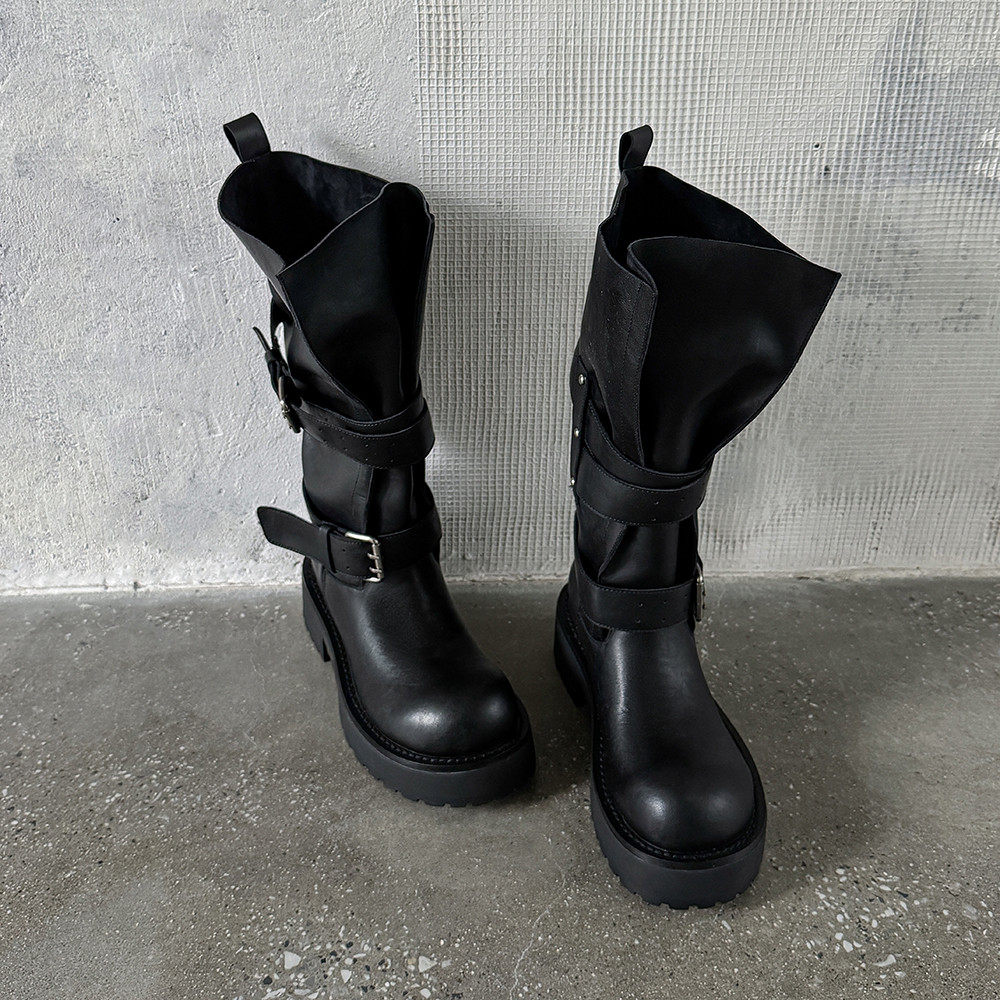 Aucegi Echt Leer Platform Blok - Leather Classic Strap recensie en prijs