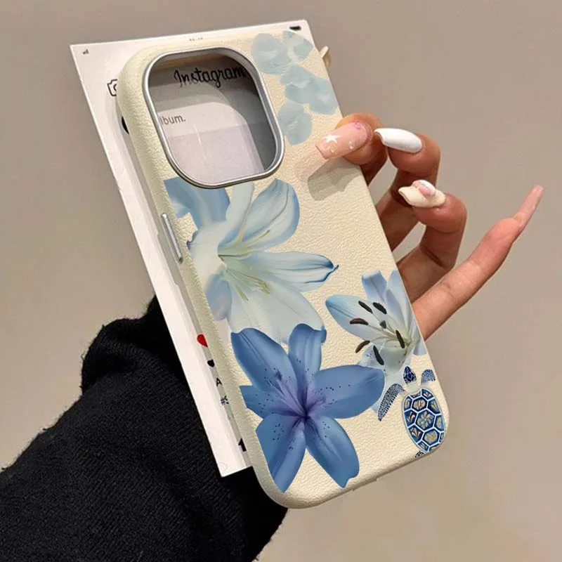 Elegante Blauwe Lelie Modepatr - Xiaomi Redmi Note 13 recensie en prijs