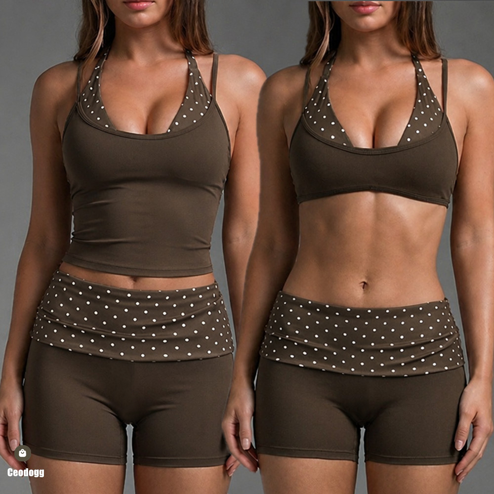 Polka Dot Dames Halter Yoga BH - Rugged Sport Strap recensie en prijs