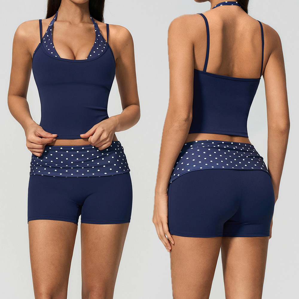 Polka Dot Dames Halter Yoga BH - Rugged Sport Strap recensie en prijs