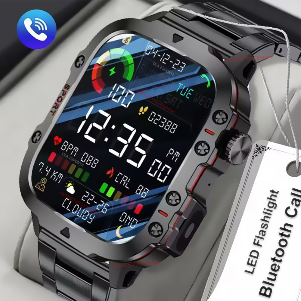 2026 Nieuw Militair Smartwatch - Smartwatch Custom recensie en prijs